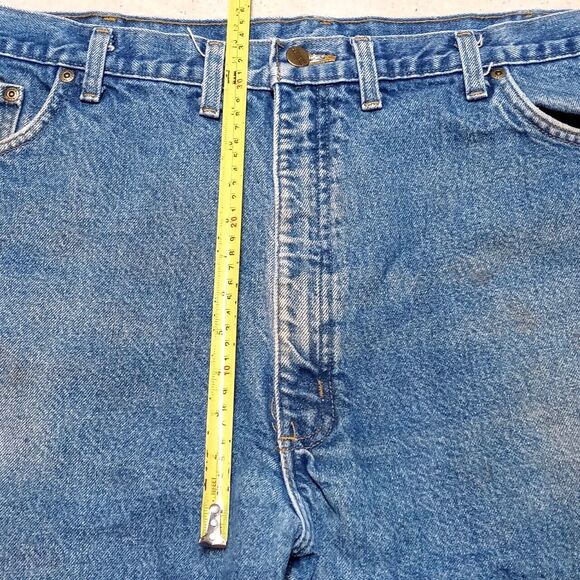 *READ* Carhartt Flannel Lined Relaxed Fit Work Jeans - Size 44x32 (Fits 44x31) - Picture 11 of 12
